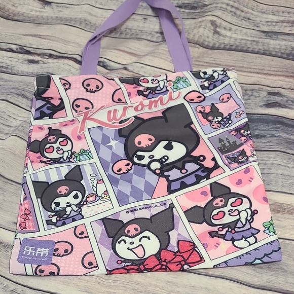 Kuromi Character Tote Bag - Pink and Purple - Picture 1 of 6